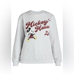Women’s Disney Gray Mickey Mouse Sweatshirt